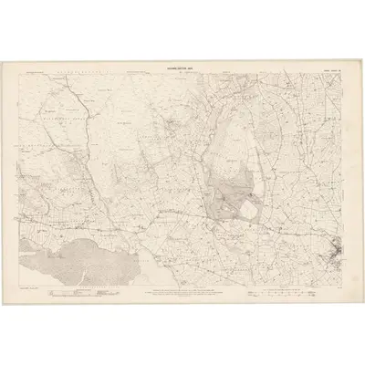 1901 Map of Down - Sheet 55, 1904 Print