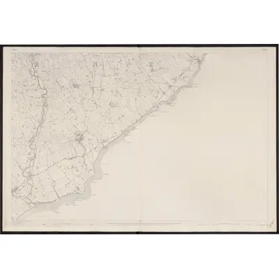 1834 Map of Down - Sheet 56 [with extension 56A], 1863 Print