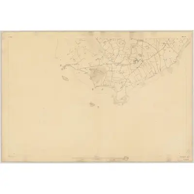 1834 Map of Down - Sheet 57, 1836 Print