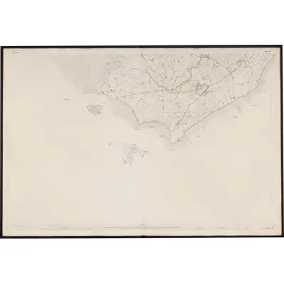 1834 Map of Down - Sheet 57, 1863 Print