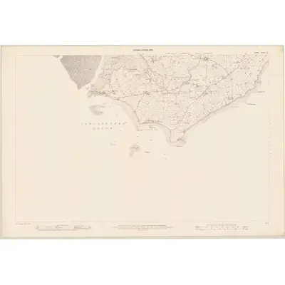1901 Map of Down - Sheet 57, 1903 Print