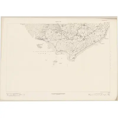 1919 Map of Down - Sheet 57, 1930 Print