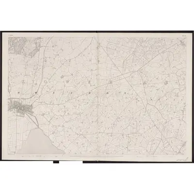 1833 Map of Down - Sheet 6, 1862 Print