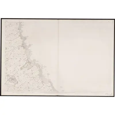 1834 Map of Down - Sheet 7, 1862 Print