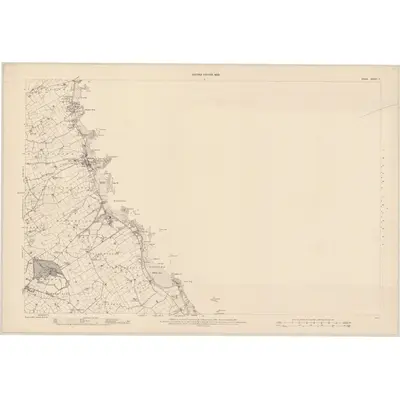 1901 Map of Down - Sheet 7, 1903 Print