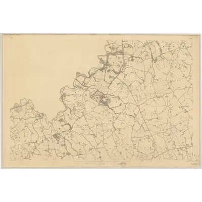 1834 Map of Down - Sheet 9, 1836 Print