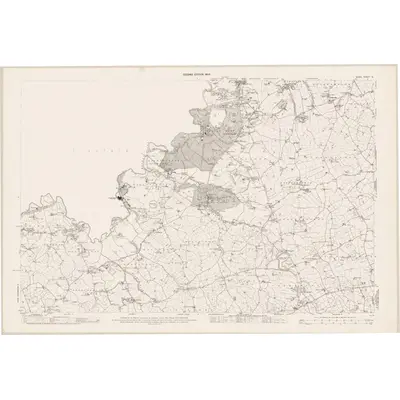 1902 Map of Down - Sheet 9, 1904 Print