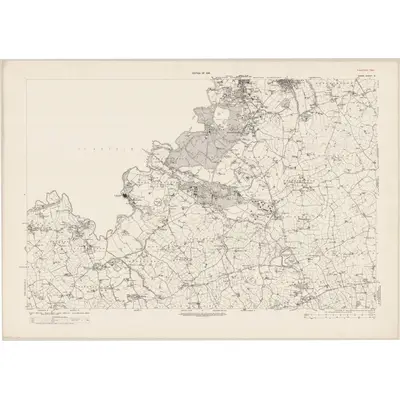 1921 Map of Down - Sheet 9, 1932 Print