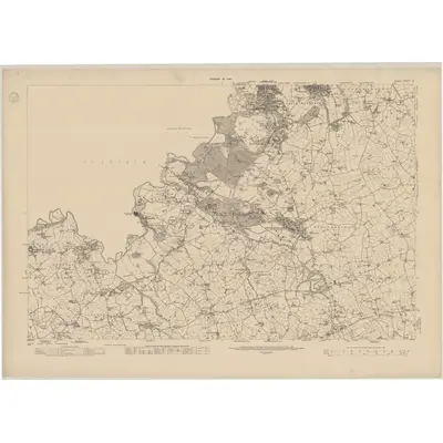 1938 Map of Down - Sheet 9, 1947 Print