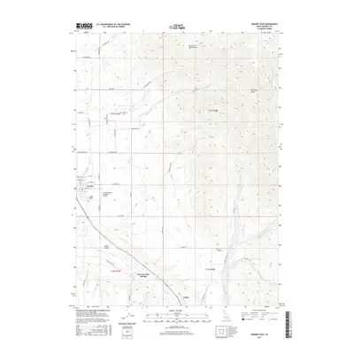2017 Map of Downey East, 2017 Print