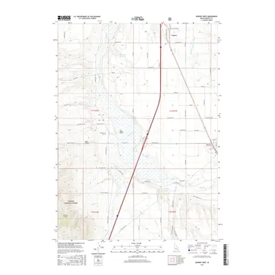 2017 Map of Downey West, 2017 Print