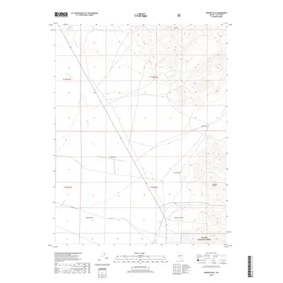 2018 Map of Downeyville, 2018 Print