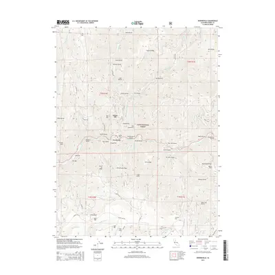 2015 Map of Downieville, 2015 Print