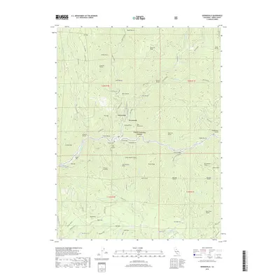 2018 Map of Downieville, 2018 Print