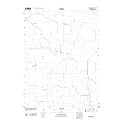 2012 Map of Downing NW, 2012 Print