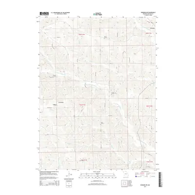 2015 Map of Downing NW, 2015 Print