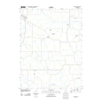 2012 Map of Downing, 2012 Print