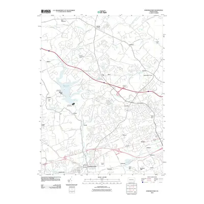 2010 Map of Downingtown, 2010 Print