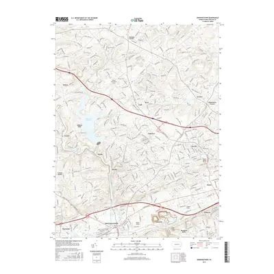 2016 Map of Downingtown, 2016 Print