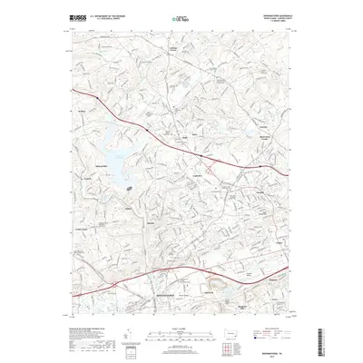 2019 Map of Downingtown, 2019 Print