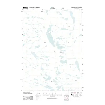 2012 Map of Downs Mountain, 2012 Print