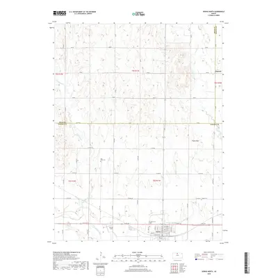 2018 Map of Downs North, 2018 Print