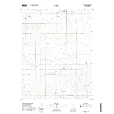 2018 Map of Downs South, 2018 Print