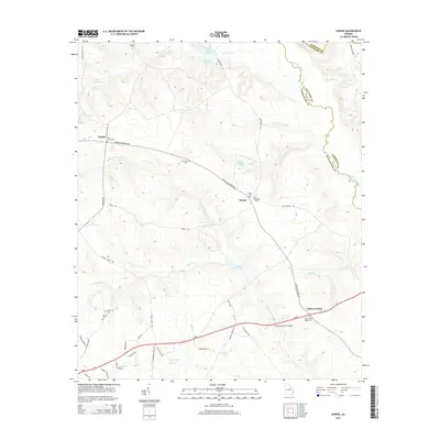 2014 Map of Downs, 2014 Print