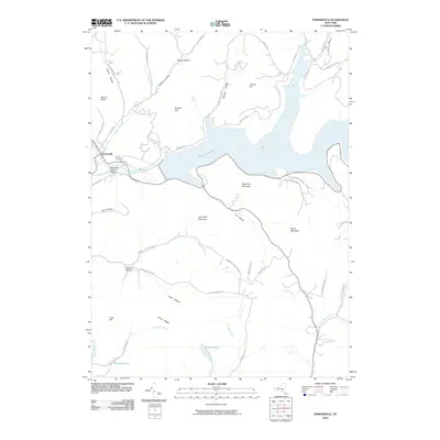 2010 Map of Downsville, 2010 Print