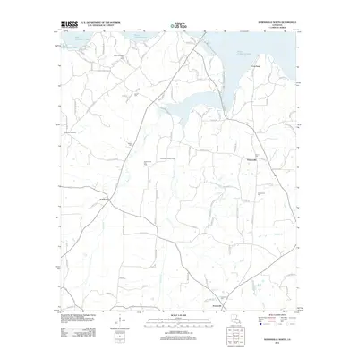 2012 Map of Downsville North, 2012 Print