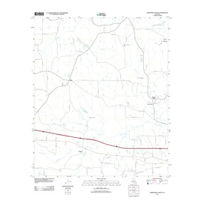 2012 Map of Downsville South, 2012 Print