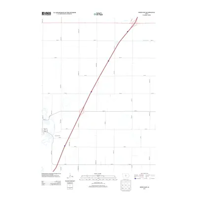 2013 Map of Dows East, 2013 Print