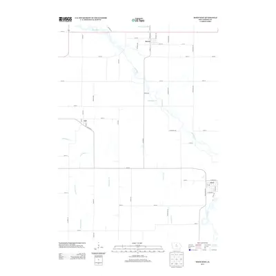 2013 Map of Dows West, 2013 Print