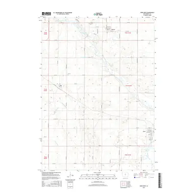 2015 Map of Dows West, 2015 Print