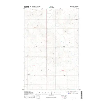 2014 Map of Dowse Coulee, 2014 Print
