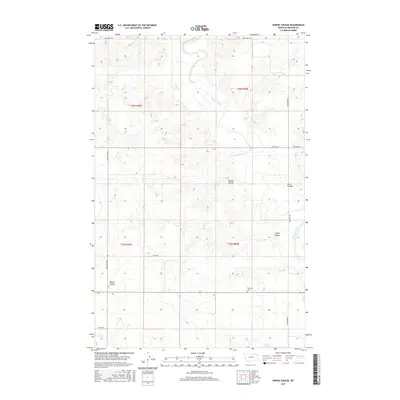 2017 Map of Dowse Coulee, 2017 Print