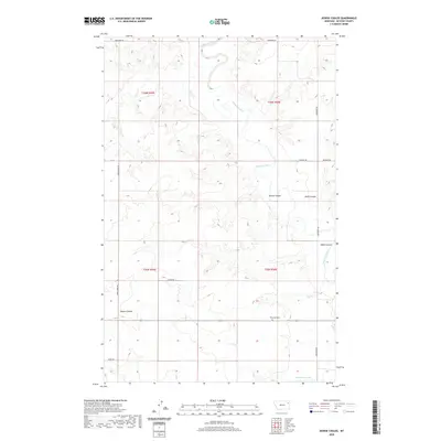 2020 Map of Dowse Coulee, 2020 Print