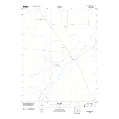 2010 Map of Doyle Bridge, 2010 Print