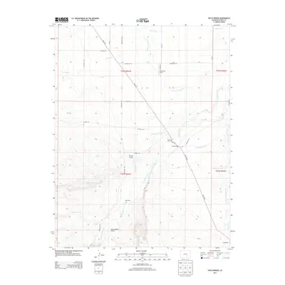 2013 Map of Doyle Bridge, 2013 Print