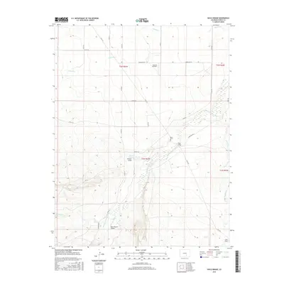 2016 Map of Doyle Bridge, 2016 Print