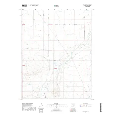 2019 Map of Doyle Bridge, 2019 Print