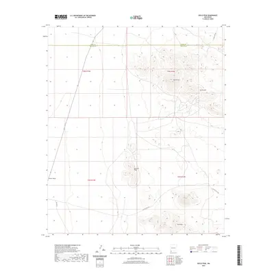 2020 Map of Doyle Peak, 2020 Print