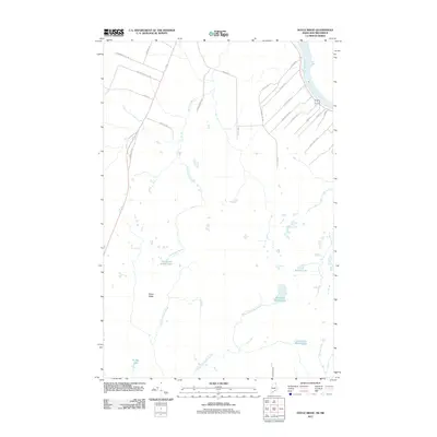 2011 Map of Doyle Ridge, 2011 Print
