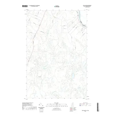 2021 Map of Doyle Ridge, 2021 Print