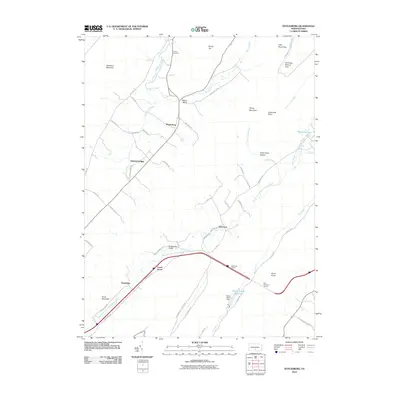 2010 Map of Doylesburg, 2010 Print