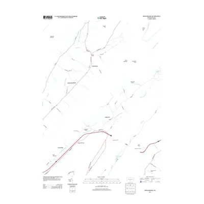 2013 Map of Doylesburg, 2013 Print
