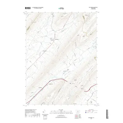 2019 Map of Doylesburg, 2019 Print