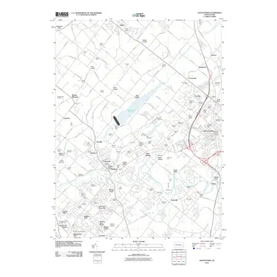 2010 Map of Doylestown, 2010 Print