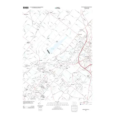 2013 Map of Doylestown, 2013 Print
