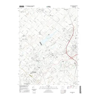 2016 Map of Doylestown, 2016 Print